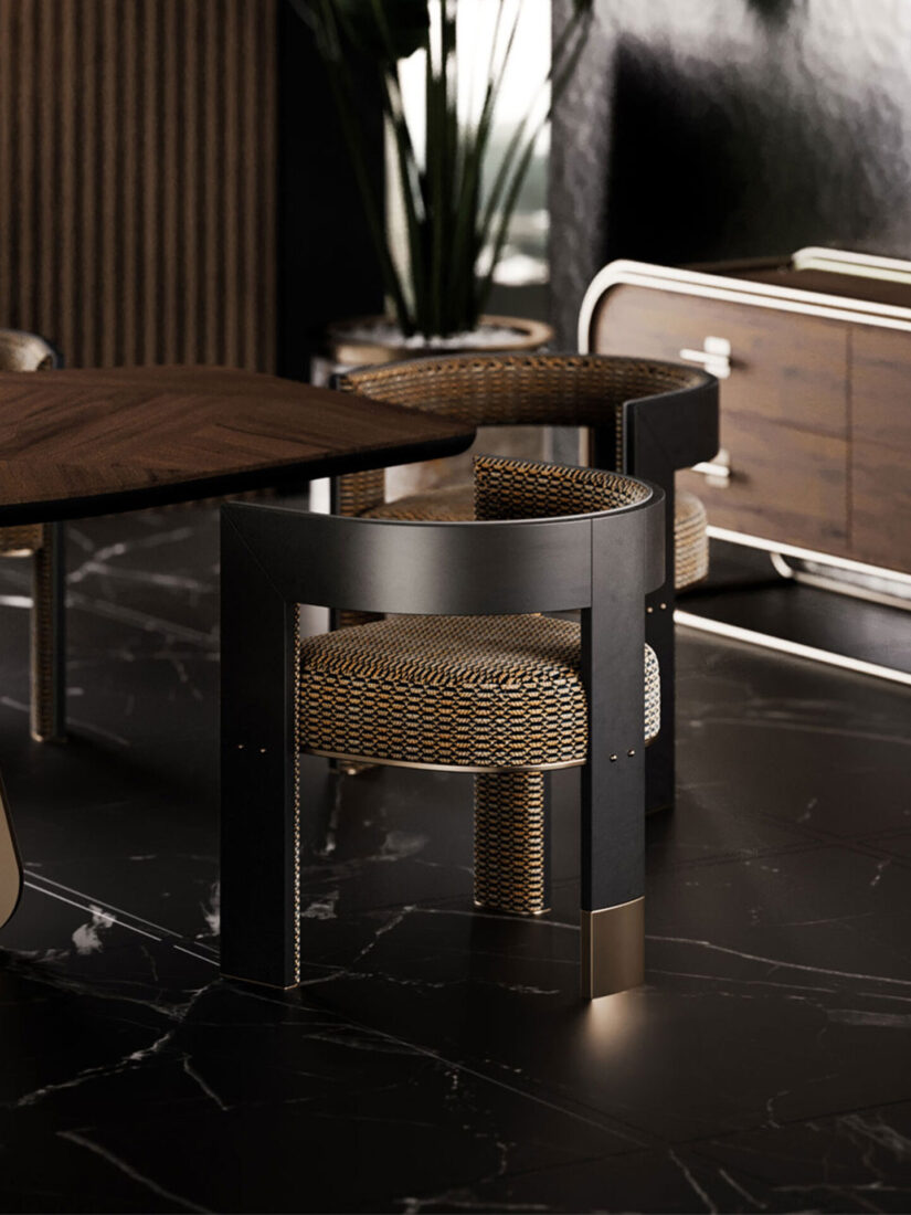 Brooklyn Dining Chair by Porus Studio