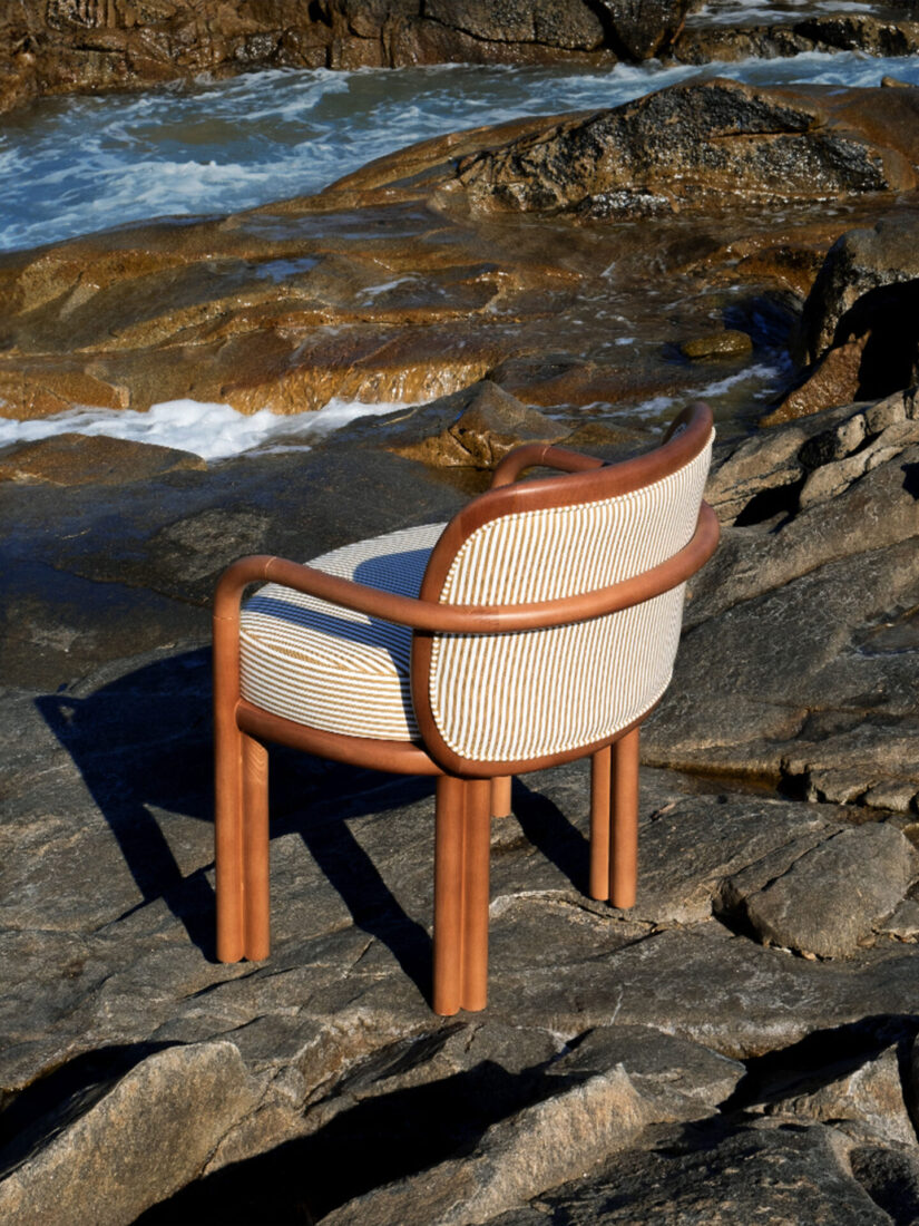 Stripped James Dining Chair by Wood Taylors Club