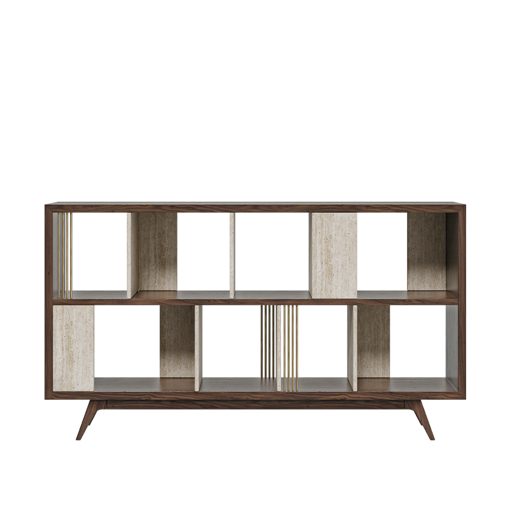 Wordsworth Low Bookcase by Wood Tailors Club