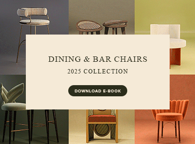 Get ebook "Dining & Bar Chairs", showcasing a variety of dining and bar chair designs. Guide to Dining & Bar Chairs