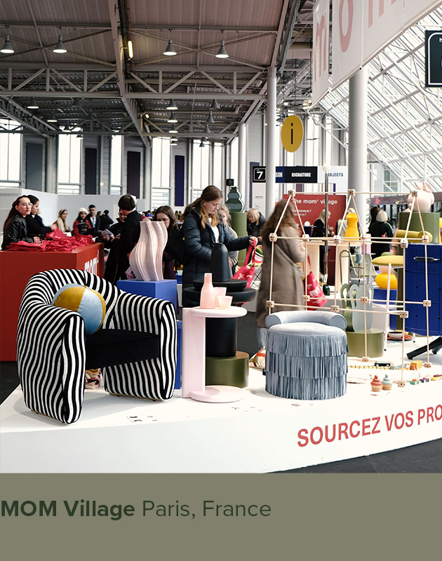 Viginti XX Armchair and Beth Stool featured at MOM Village.