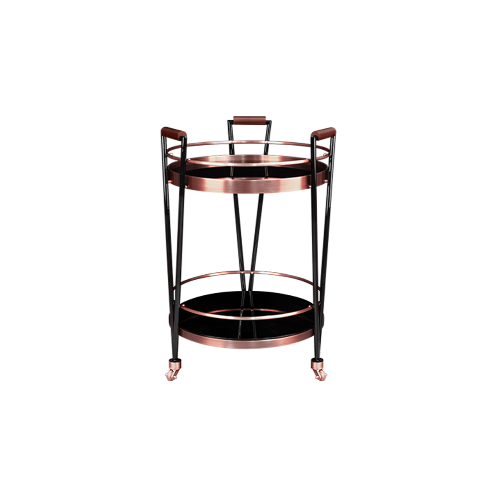 Crossroads Bar Cart by Porus Studio