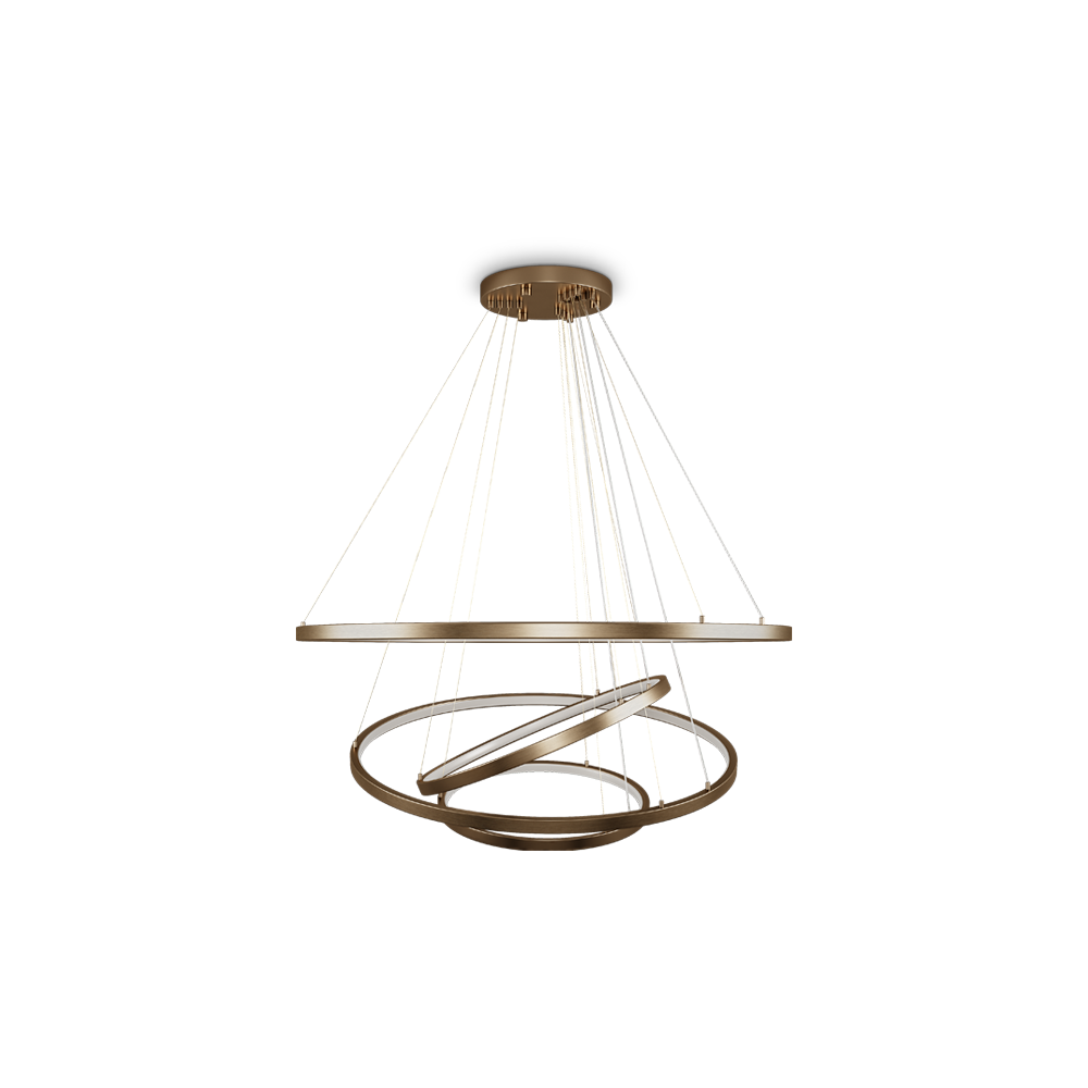 Gateway Suspension Lamp by Porus Studio