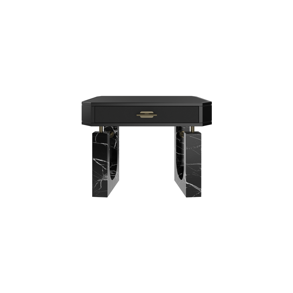 Lincoln Bedside Table by Porus Studio