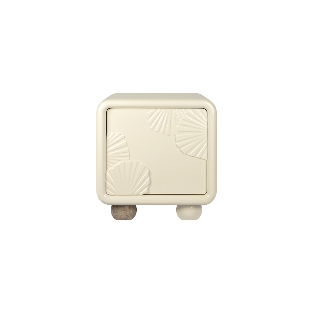 Mon Ooh Bedside Table by Malabar Artistic Furniture