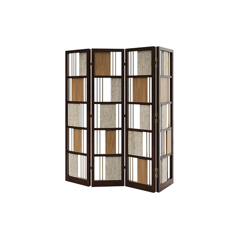 Wordsworth Folding Screen by Wood Tailors Club