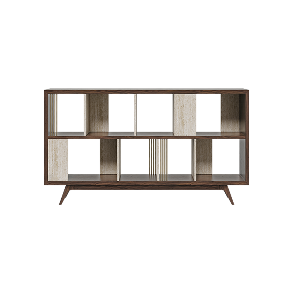 Wordsworth Low Bookcase by Wood Tailors Club