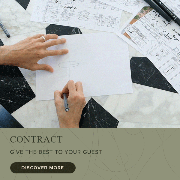 Animation showcasing an interior sketch, created to promote the Contract page.