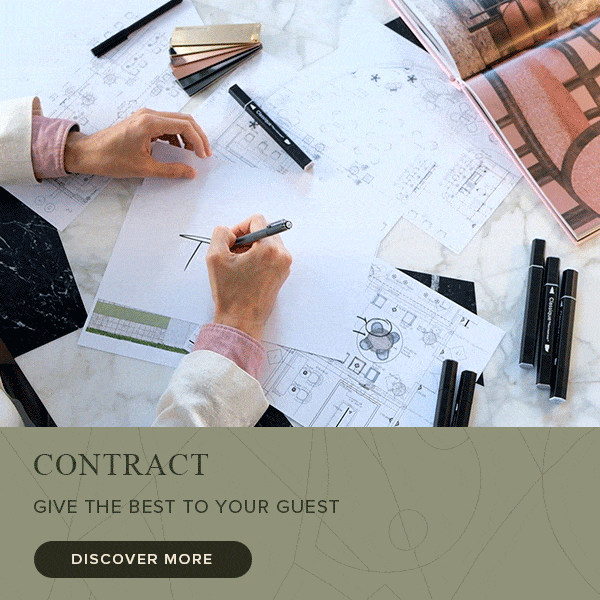 Animation showcasing an interior sketch, created to promote the Contract page.