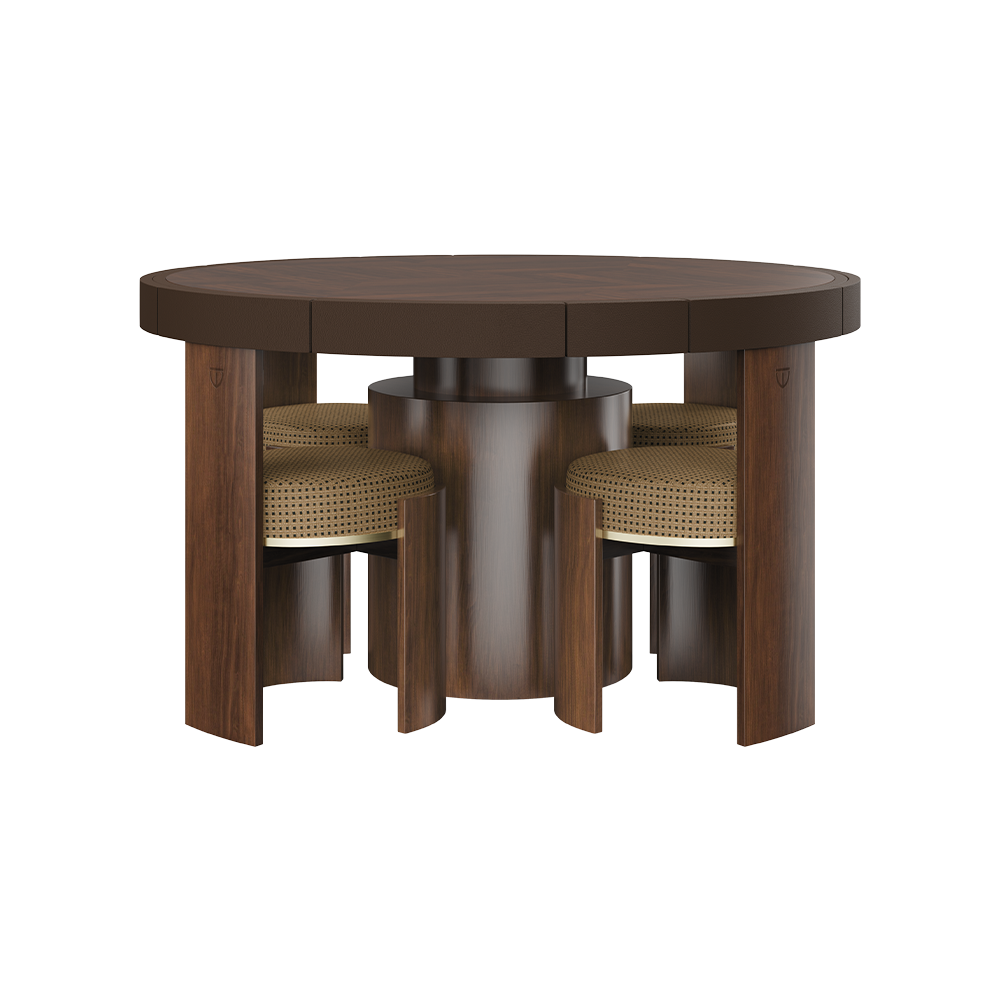 Wellesly Game Table Set By Wood Tailors Club